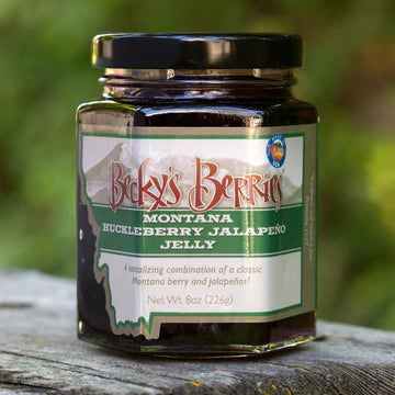 Huckleberry Jalapeno Jelly 8 oz