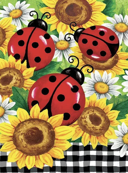 Sunflower Lady Bug